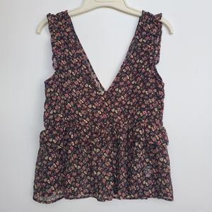AMERICAN EAGLE Tank Top Peplum Size XS